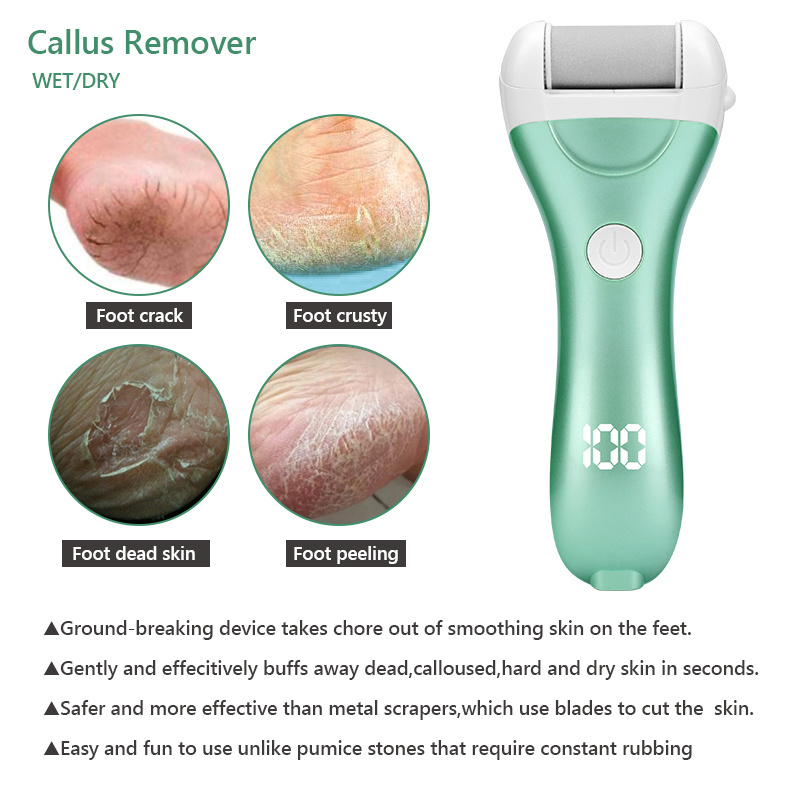 Electric Foot Callus Remover File for Heels Grinding Pedicure Tools Professional Foot Care Tool Dead Hard Skin Callus Remover