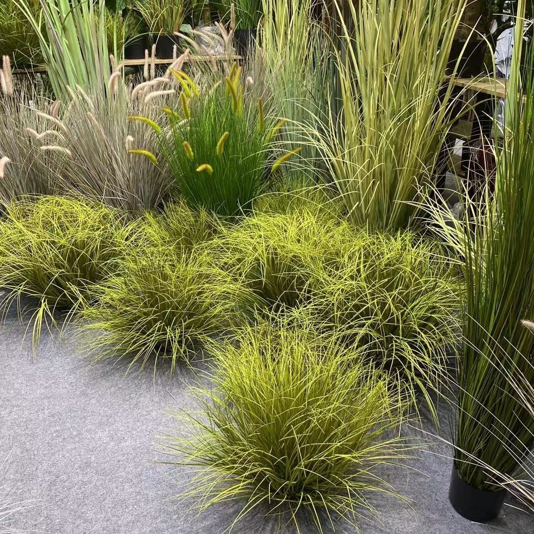 M169 Plastic Timothy Grass artificial  grass decor Tall Potted artificial plant for Home Garden Decor