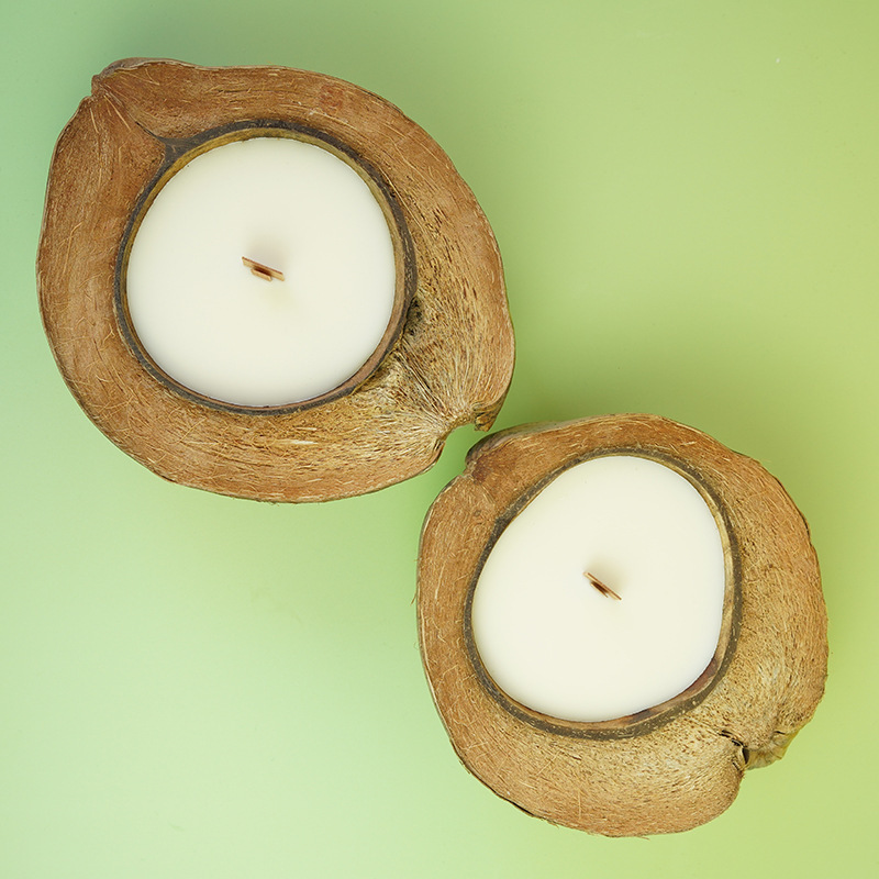 G106 Wholesale Hot Style  Soy Wax making Plain Coconut scented candle for live bedroom decoration