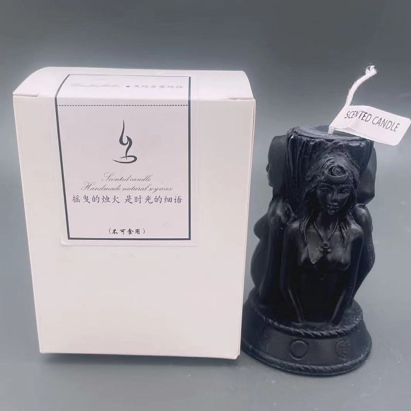 C159 Hot Selling  Goddess Candle Flame Candle Cross-border For Home Decor Aromatherapy Meditation Candle