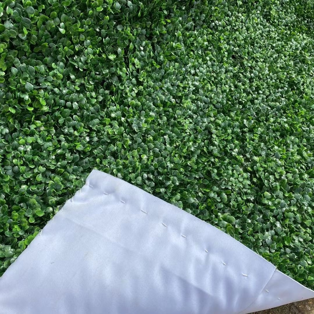 M446 New Home Party Wedding Decoration Green Wall Decor 3D Roll Up Flower Wall Hanging Fabric Artificial Grass Wall Backdrop