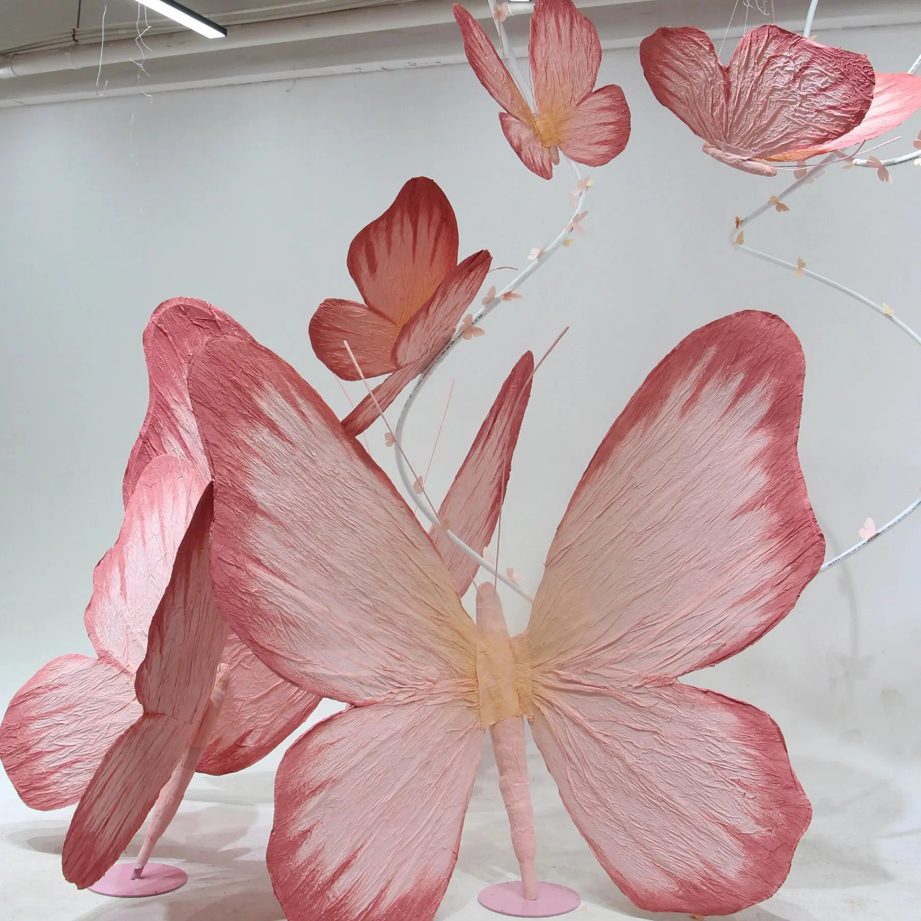 Vv148 Wedding Supplies Paper Butterfly Decoration Backdrop Wall Decoration Layout Photograph Props Wedding Decoration