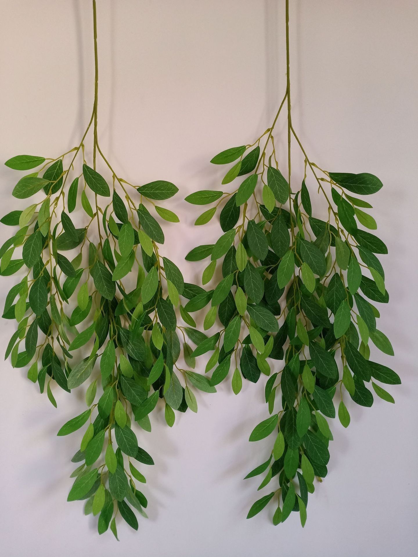 E286 Artificial Hanging Azalea Leaves Gingko Leaves Wall Hanging Green Plant Ivy Leaf Home Wedding Decoration Plant