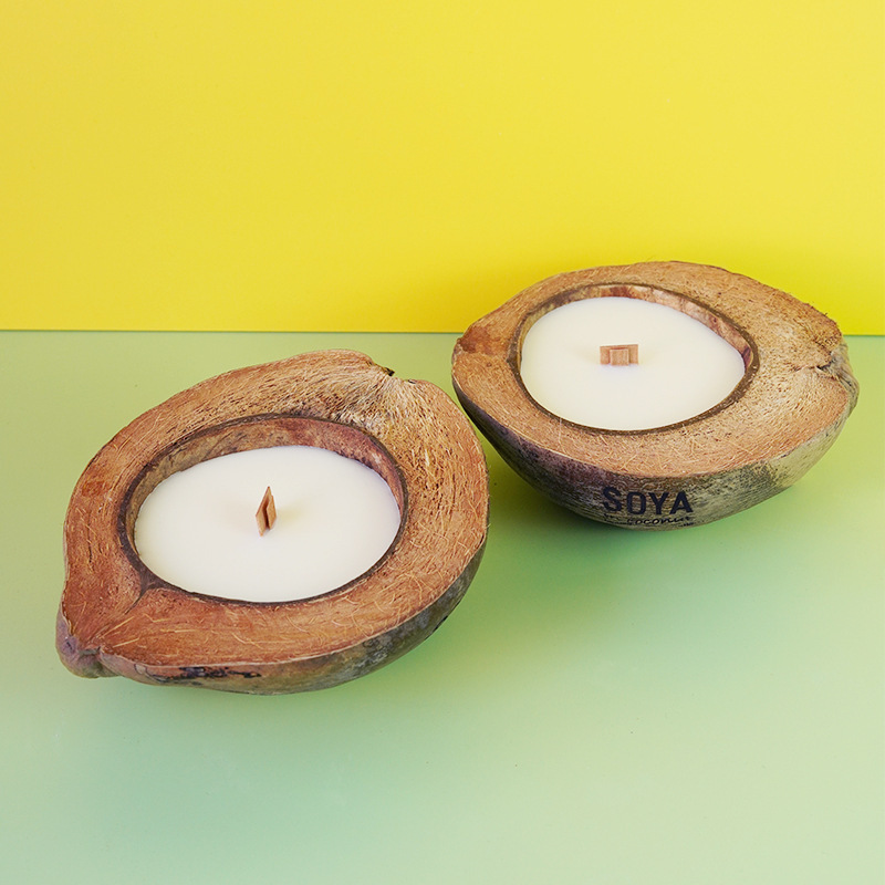 G106 Wholesale Hot Style  Soy Wax making Plain Coconut scented candle for live bedroom decoration