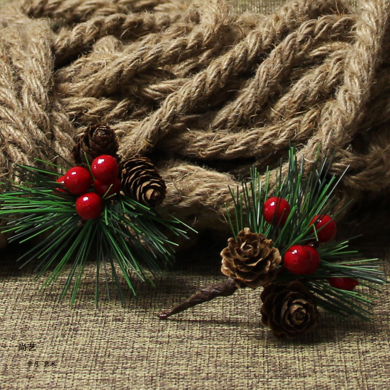 R300 Christmas Tree Decoration Artificial Pine Needle For Christmas Crafts Supplies