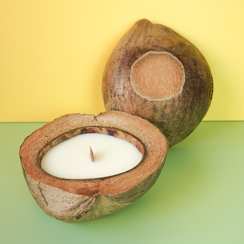 G106 Wholesale Hot Style  Soy Wax making Plain Coconut scented candle for live bedroom decoration