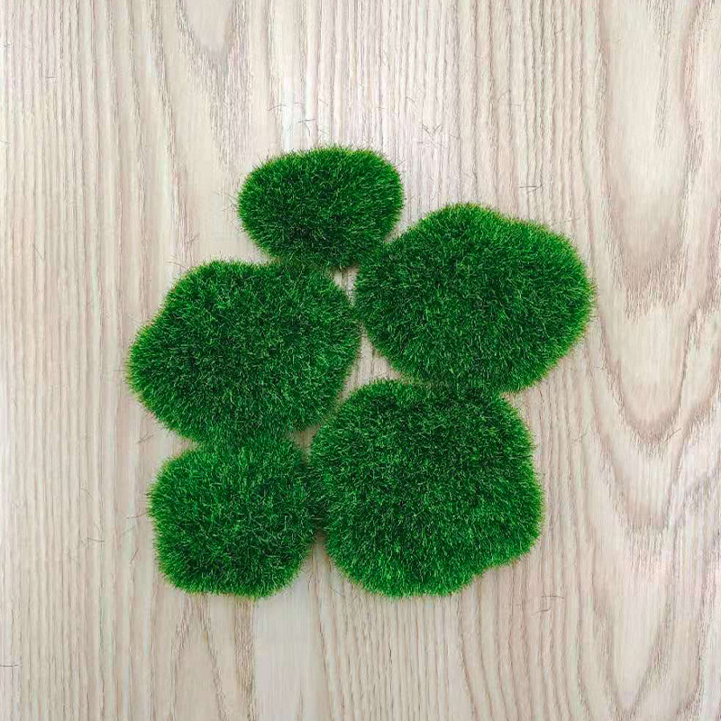 E288 Decorative Moss Artificial Cushion Moss Natural Fresh Green Moss for Craft Arts Floral Project Wall Decor