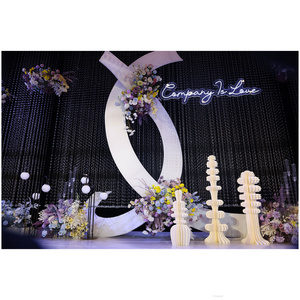 C39  2023 wedding props 3D paper origami roman column props cactus shape folding kayak origami stage decor ornament