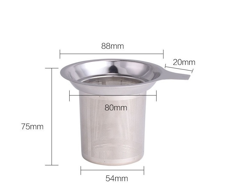 Stainless Steel Tea Strainer Filters Tea Interval Diffuser for Tea