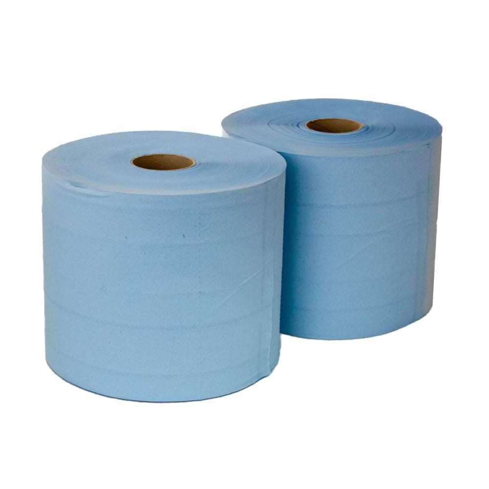 Eco-friendly  Hand Paper Towel Blue Paper Rolls Tissue Blue Toilet Paper Roll