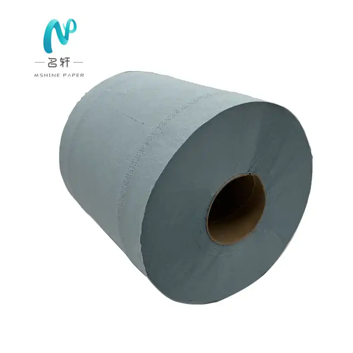 Eco-friendly  Hand Paper Towel Blue Paper Rolls Tissue Blue Toilet Paper Roll