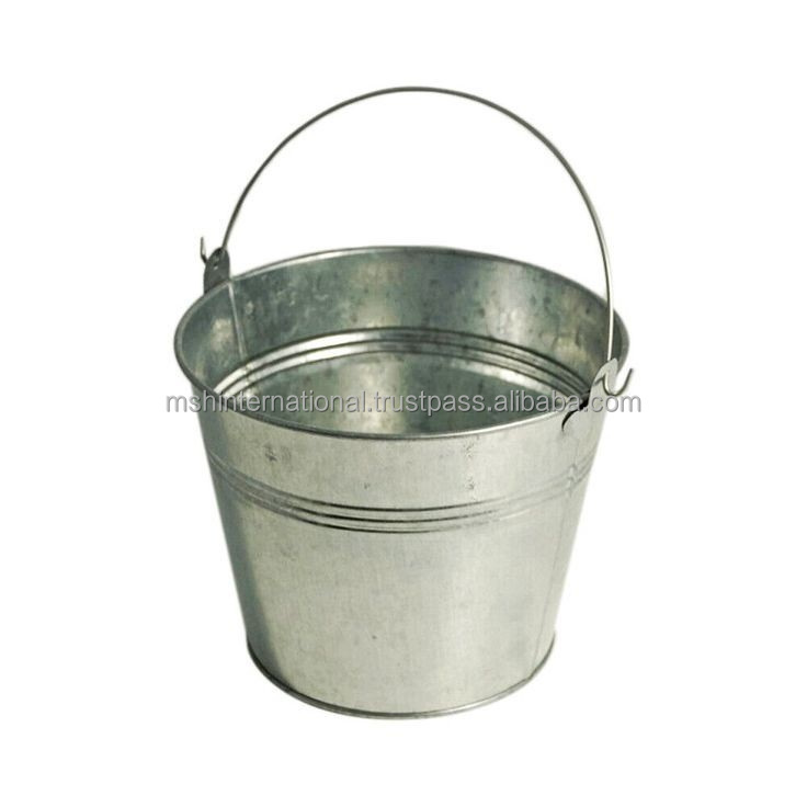 Water Pail Water Ice Beer Bucket Factory galvanized Multi Functional Metal Stainless Steel for Bar Kitchen Party BUCKETS