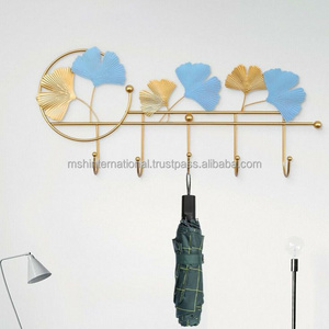 Coat Rack Wall Mounted wood color kids room decoration wood wall hook for plant hanger