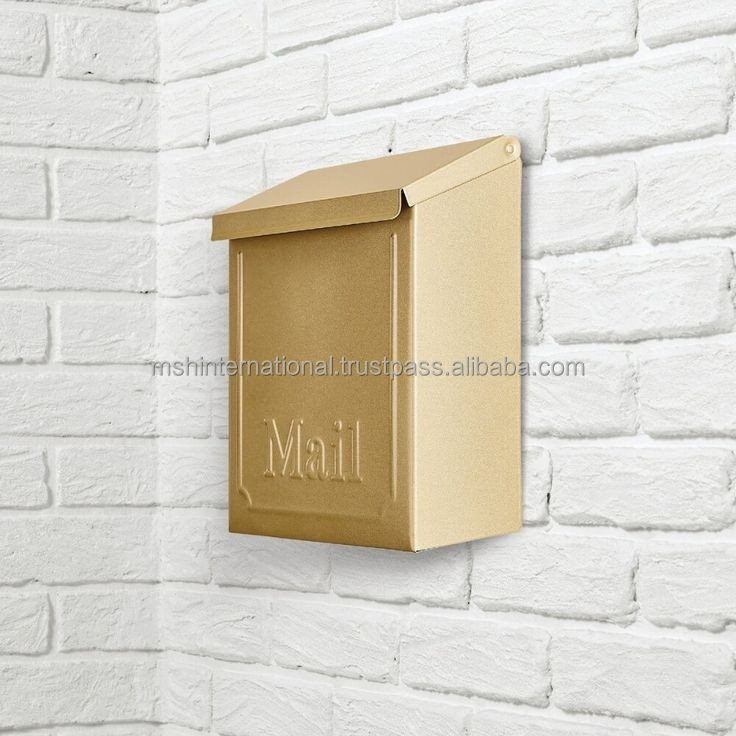 New Arrive Apartment Wall/door Mounted Stainless Steel Smart Home Parcel Letter Drop Box For Package Mailbox