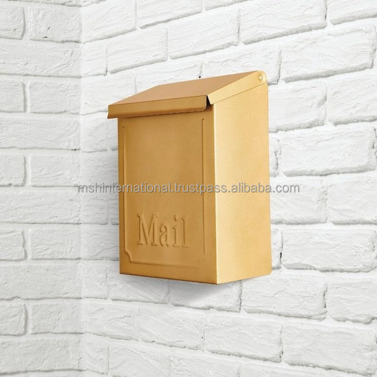 New Arrive Apartment Wall/door Mounted Stainless Steel Smart Home Parcel Letter Drop Box For Package Mailbox