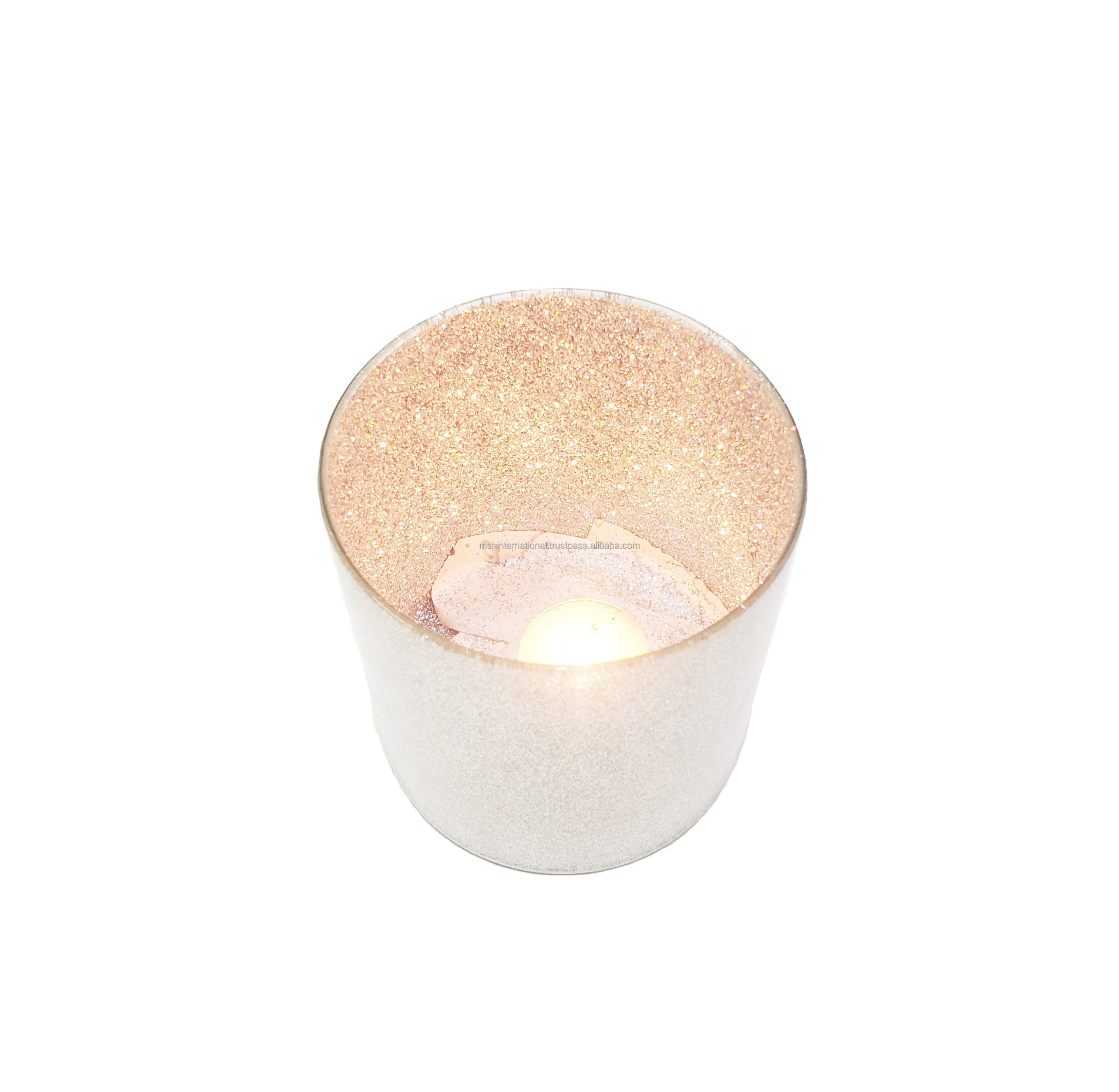 Custom Wholesale Minimalist Votive With Gold Rim for Party Christmas Home Decor Luxury Clear Glass Tealight Candle HoldersPopula