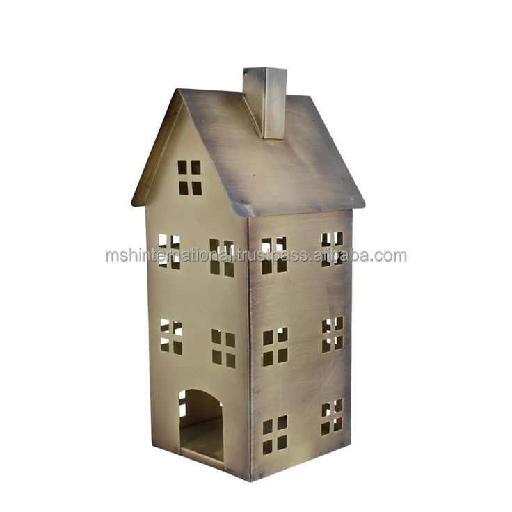 CHRISTMAS DECORATIVE METAL TEA LIGHT LANTERN GOOD QUALITY HOUSE LANTERN CLASSIC DESIGN METAL CHRISTMAS LANTERN