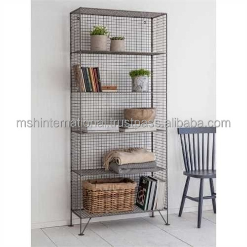 Metal Wire Grid Storage Cubes , DIY Multi-use Closet Cabinet and Modular Shelving Grids, Wire Mesh Shelves and Rack For Toys