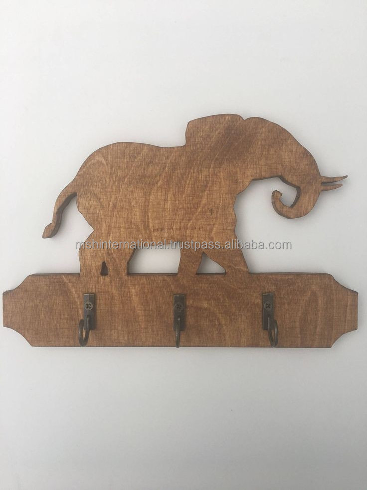 Child Room Decorative Wooden Wall Hook Hanger Cute Jungle Animal Wall Hooks for Hanging Hats Jackets and More