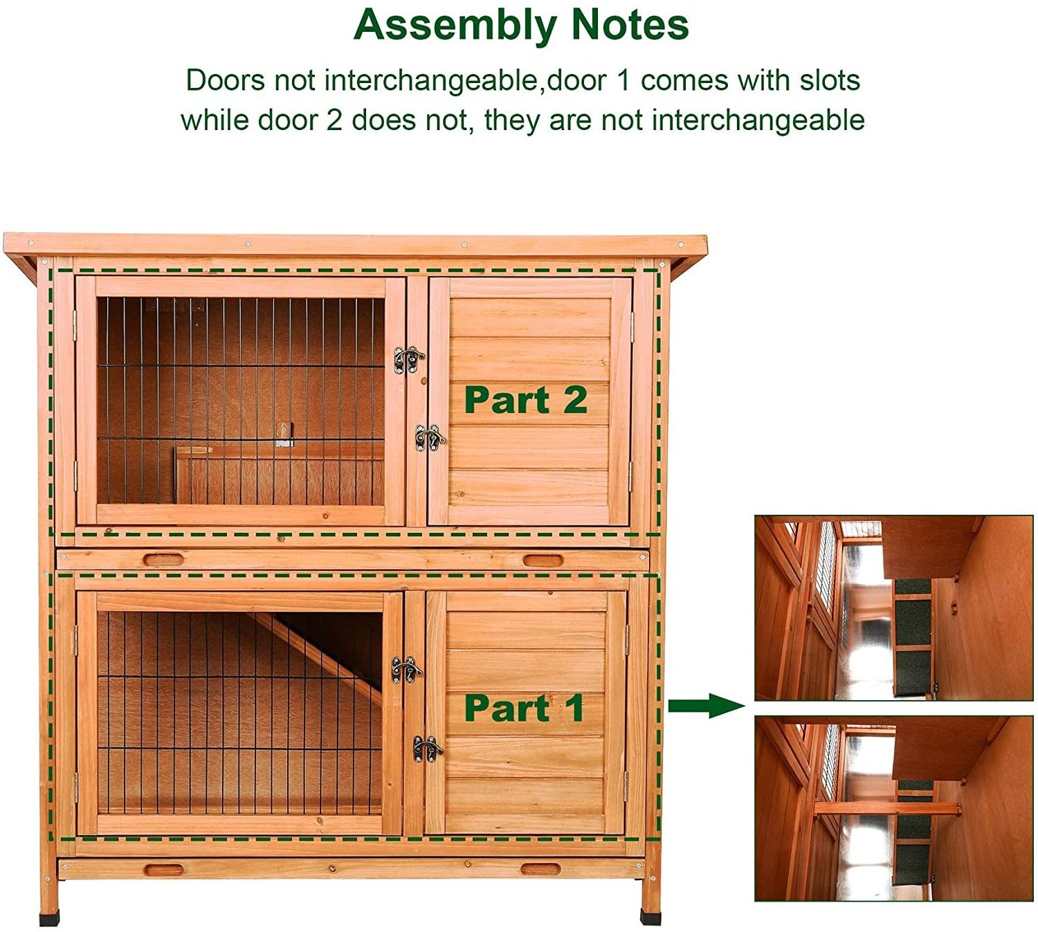 Topnotch Weatherproof Indoor Outdoor Wooden Bunny Rabbit Hutches or bird cage budgie