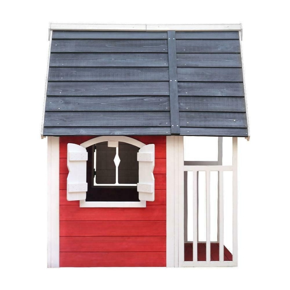 Cheap Kids wooden playhouses outdoor wood Playhouse kids Cubby house