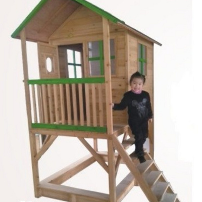 Wholesale Admirable Affordable Playhouse Doors wooden kids playhouse outdoor cheap kids playhouse