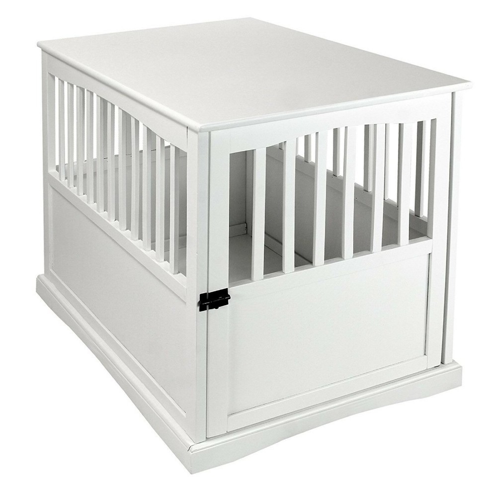 MSH-D003 Eco-Friendly Feature Large Dog Kennel Pet Crate Wood Puppy Bed End Table