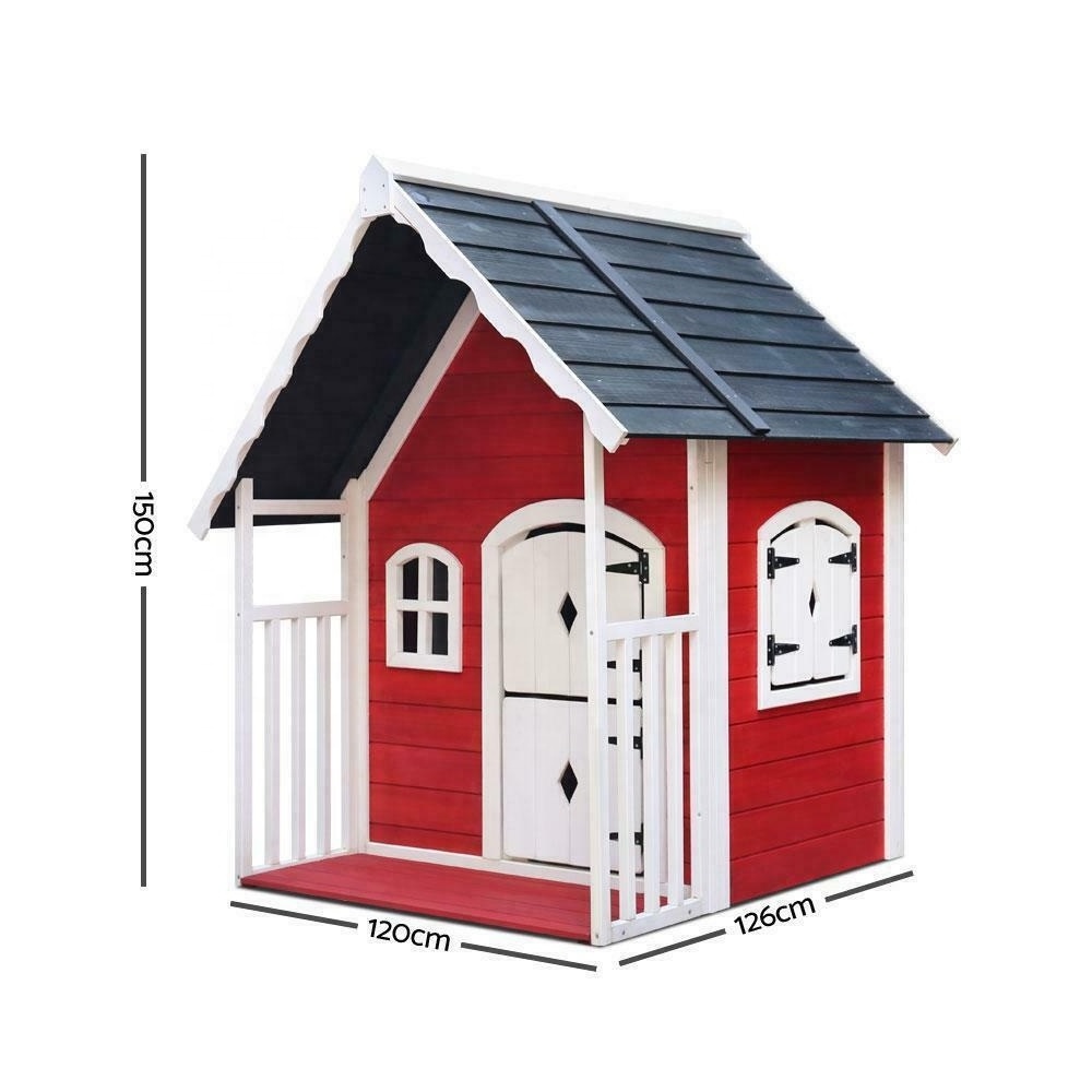 Cheap Kids wooden playhouses outdoor wood Playhouse kids Cubby house