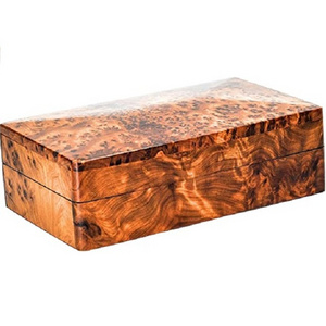 Hot Sale Wood Jewelry Box With Good Finished & Lid Makeup Kit Storage Box Girls Women  Home Necklace Earring keepsake Box