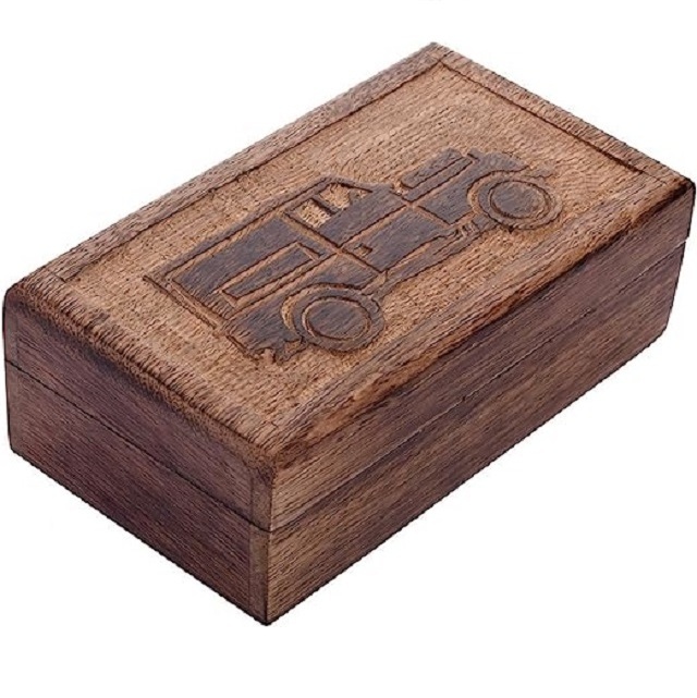 Hot Sale Wood Jewelry Box With Good Finished & Lid Makeup Kit Storage Box Girls Women  Home Necklace Earring keepsake Box