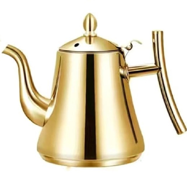 Best Quality Product Metal in Red Tea Pot Indoor Parties Tea And Coffee Serving kettle Kitchen Ware Product For Home Hotels