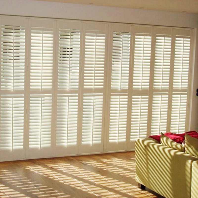 Durable design pvc windows plantation shutter and windows blinds shades supplier