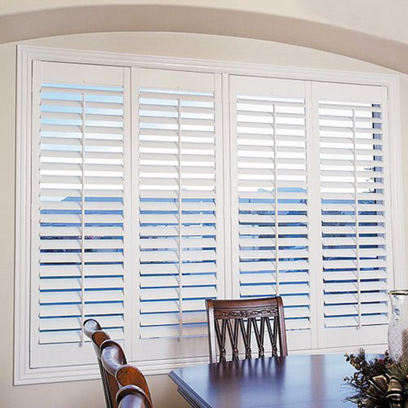 Durable design pvc windows plantation shutter and windows blinds shades supplier