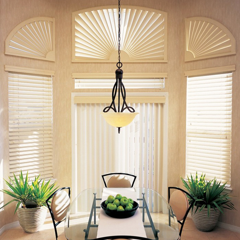 Durable design pvc windows plantation shutter and windows blinds shades supplier