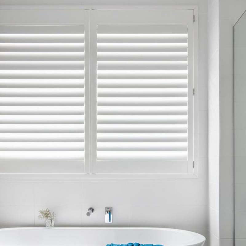 Factory custom motorized exterior shutters plantation shutter parts