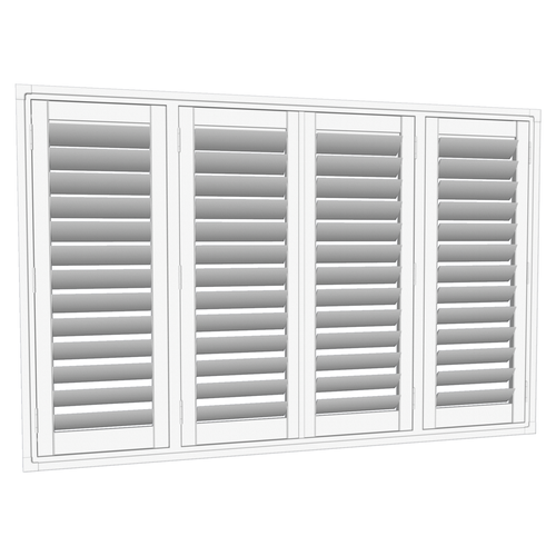 Wholesale Price Electric Or Manual PVC Fauxwood Plantation Shutters Wooden  From China