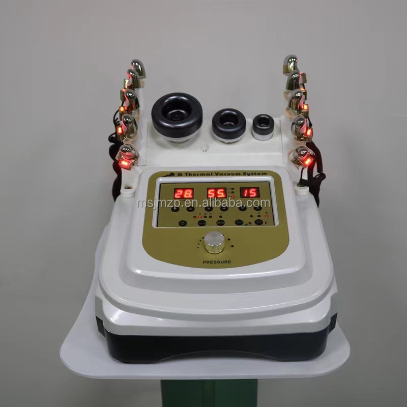 Hot selling Portable Body massage vacuum microcurrent Galvanic golden finger RF EMS facial body beauty device