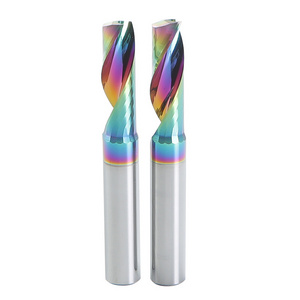 DLC Coated Colorful Coating Single Flute End Mill For Sale