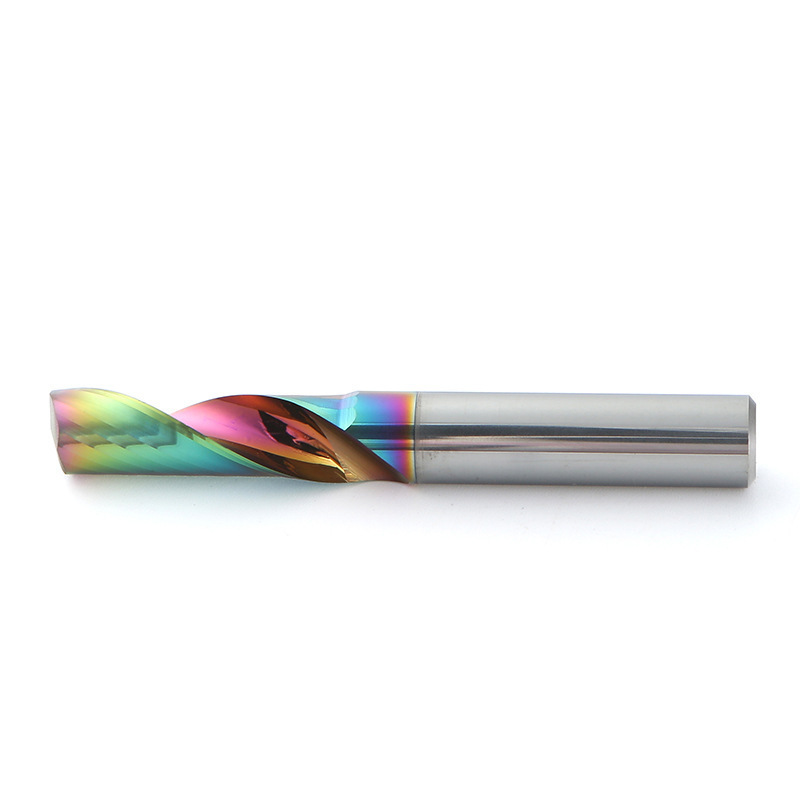 DLC Coated Colorful Coating Single Flute End Mill For Sale