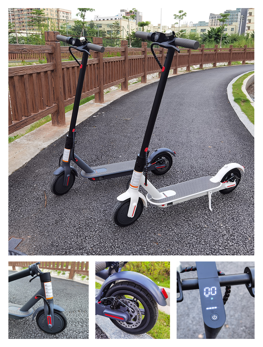 2021 Adults 36V Foldable Drop Shipping 350W 2 wheels Eu  E Scooter Europe Warehouse Electric Scooters