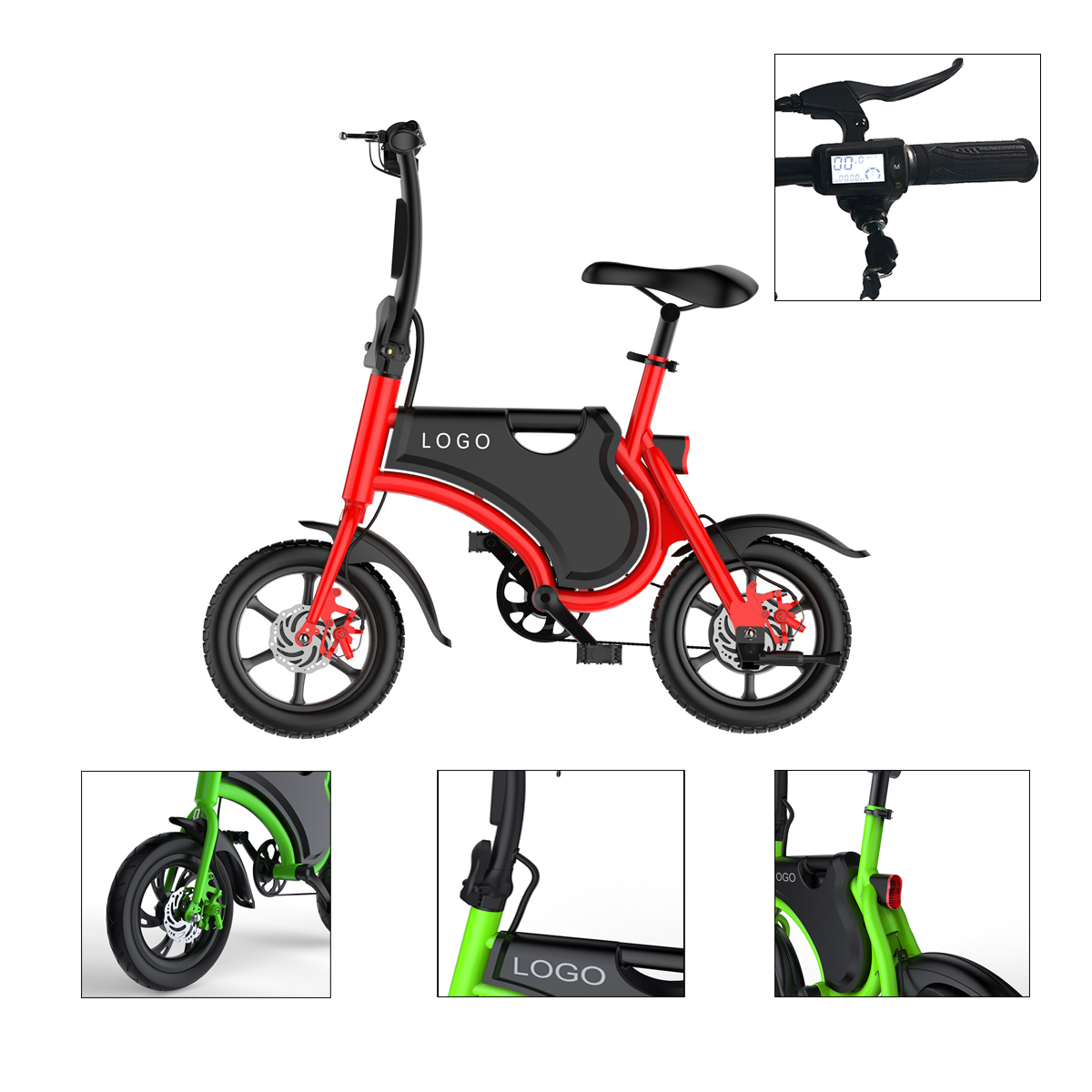 Factory direct electric bicycle drop shipping Wholesale Price Lithium Battery scooters Front Pole Folded Electric Bike