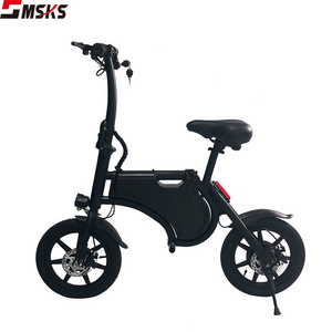 Factory direct electric bicycle drop shipping Wholesale Price Lithium Battery scooters Front Pole Folded Electric Bike