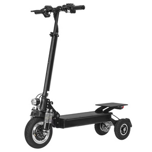 Powerful hot sale fat tire adult big three wheels 10inch motorcycles off road electric scooter 48v 500w