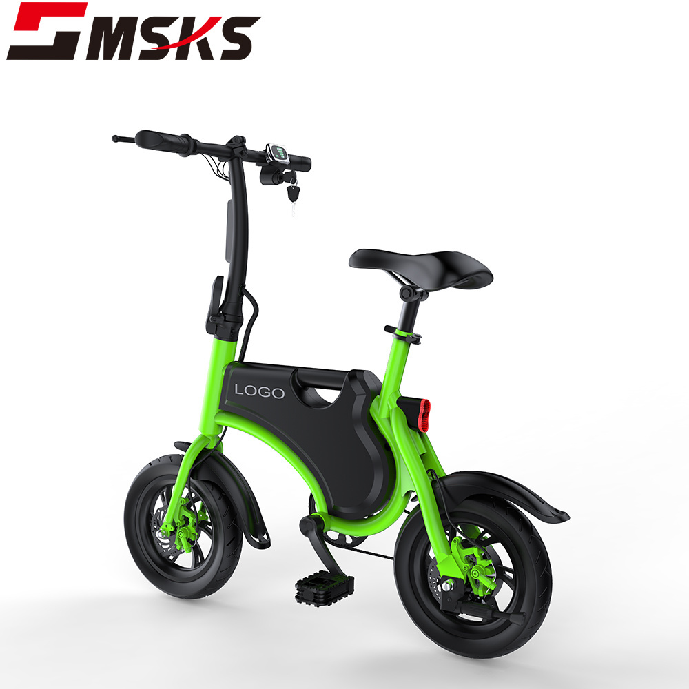 Factory direct electric bicycle drop shipping Wholesale Price Lithium Battery scooters Front Pole Folded Electric Bike