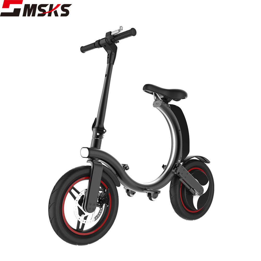 EU warehouse Portable 14 inch 350W Adult Mini Electric Folding E bike velo electrique Electric Bicycle