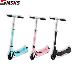 Portable Cute Electric Scooters Fashionable E-scooter 100W 4.5inch Tire Ebike Pink Foldable Scooter For Children