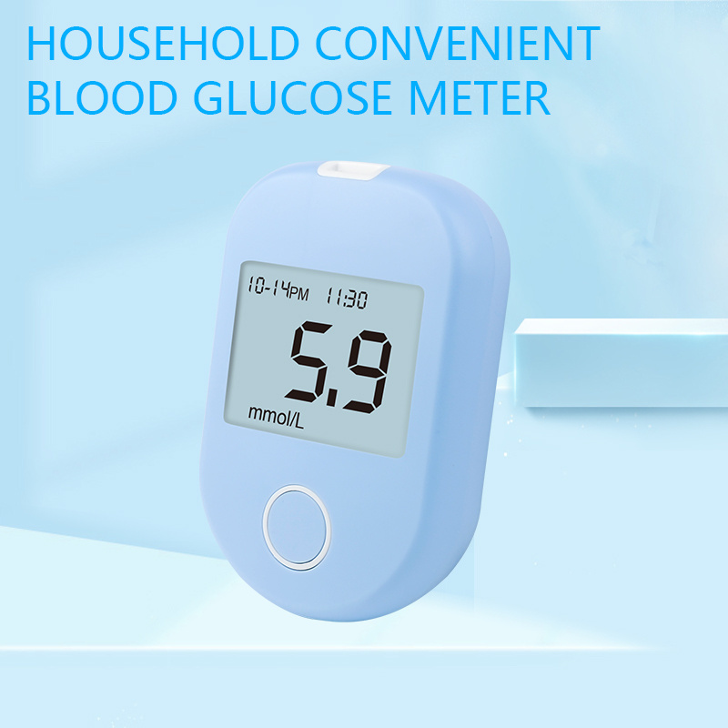 Blood Glucose Meter  Portable Code Free Digital Glucometer without Blood Smart Sugar