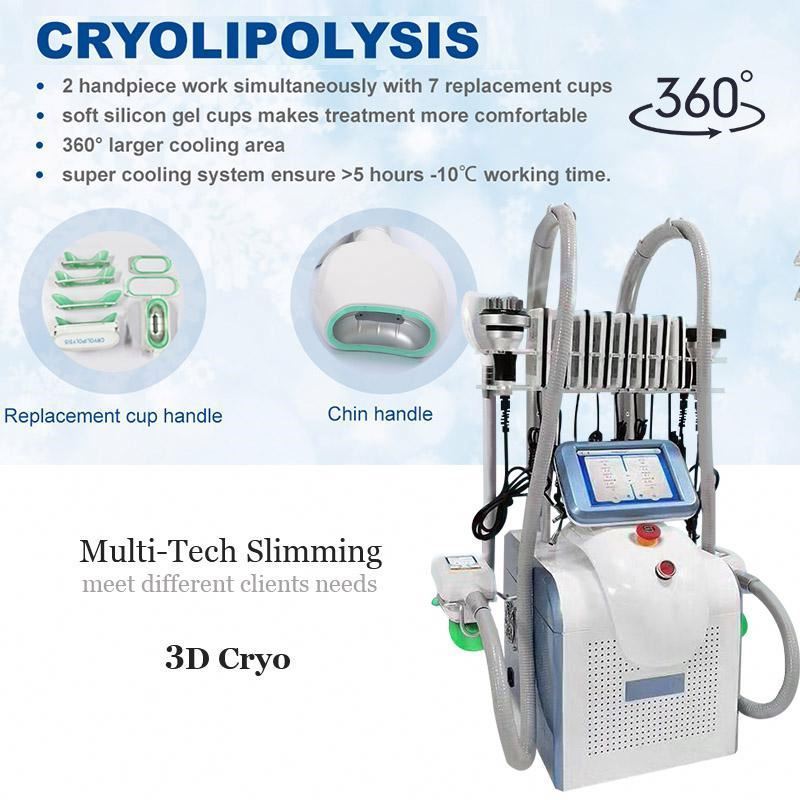 360 Cryo Cryolipolyse Cryotherapy Slimming Machine Portable / Criolipolisis Machine