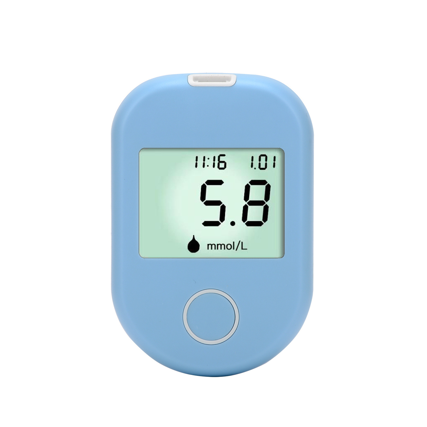 Blood Glucose Meter  Portable Code Free Digital Glucometer without Blood Smart Sugar