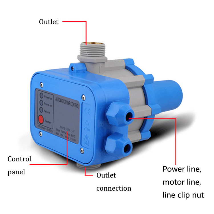 Water Pump Pressure Controller For Pumps Automatic Water Pump Pressure Controller